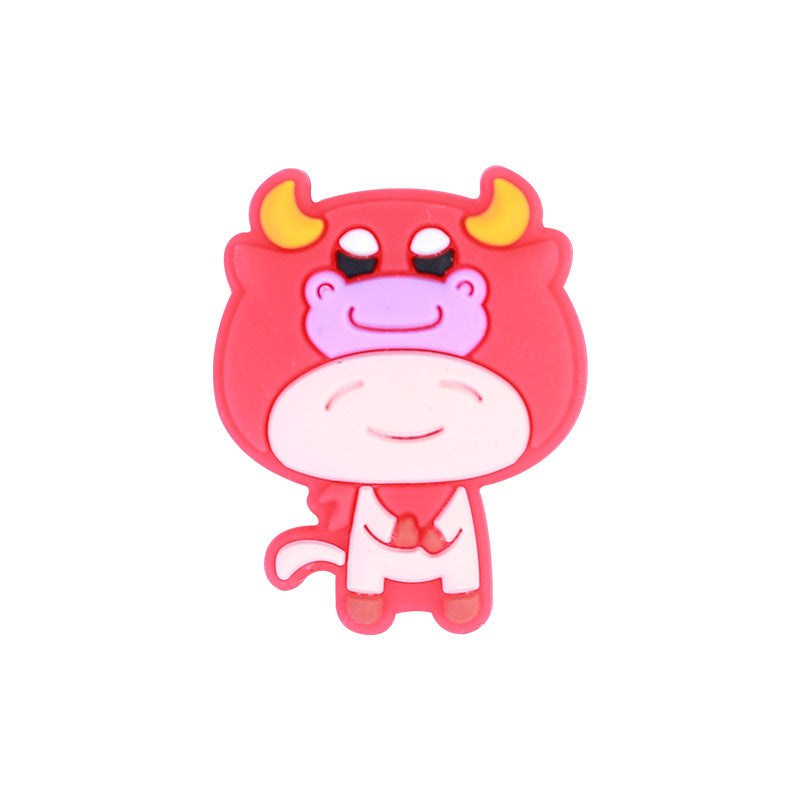 Wholesale 50PCS Twelve Zodiac Silicone Beads