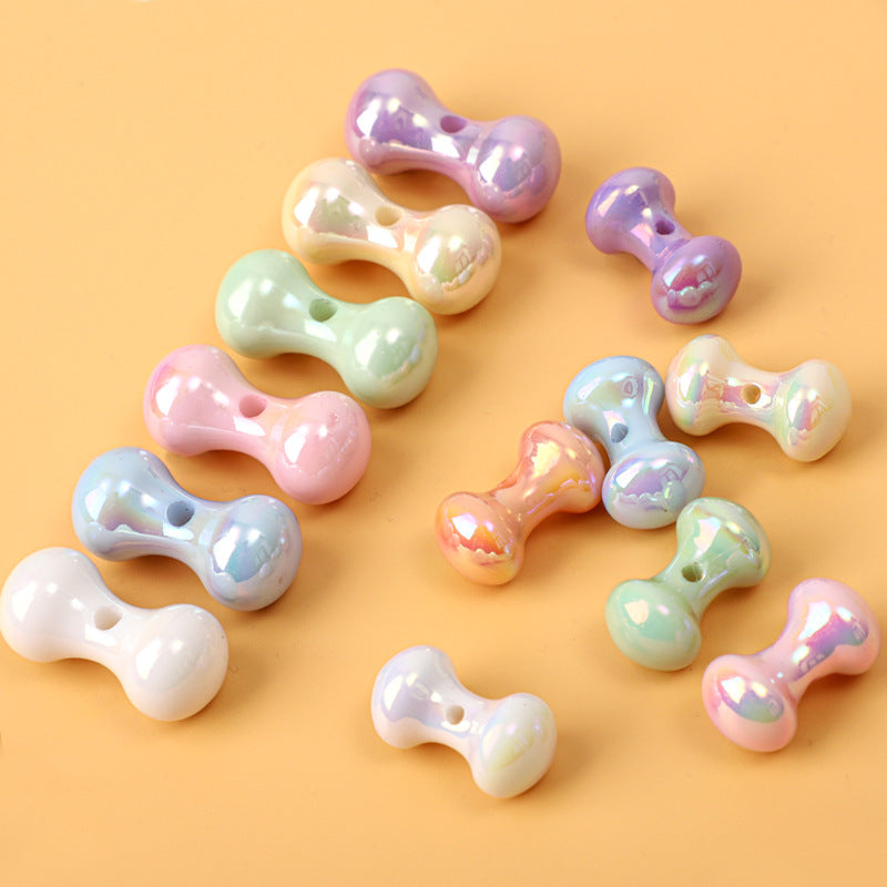 Cuentas de huesos de cachorro acrílicos de 100 piezas al por mayor