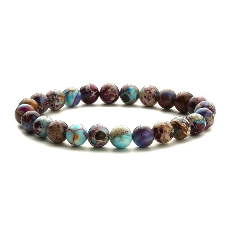 Wholesale Colored Natural Stone Agate Bracelet