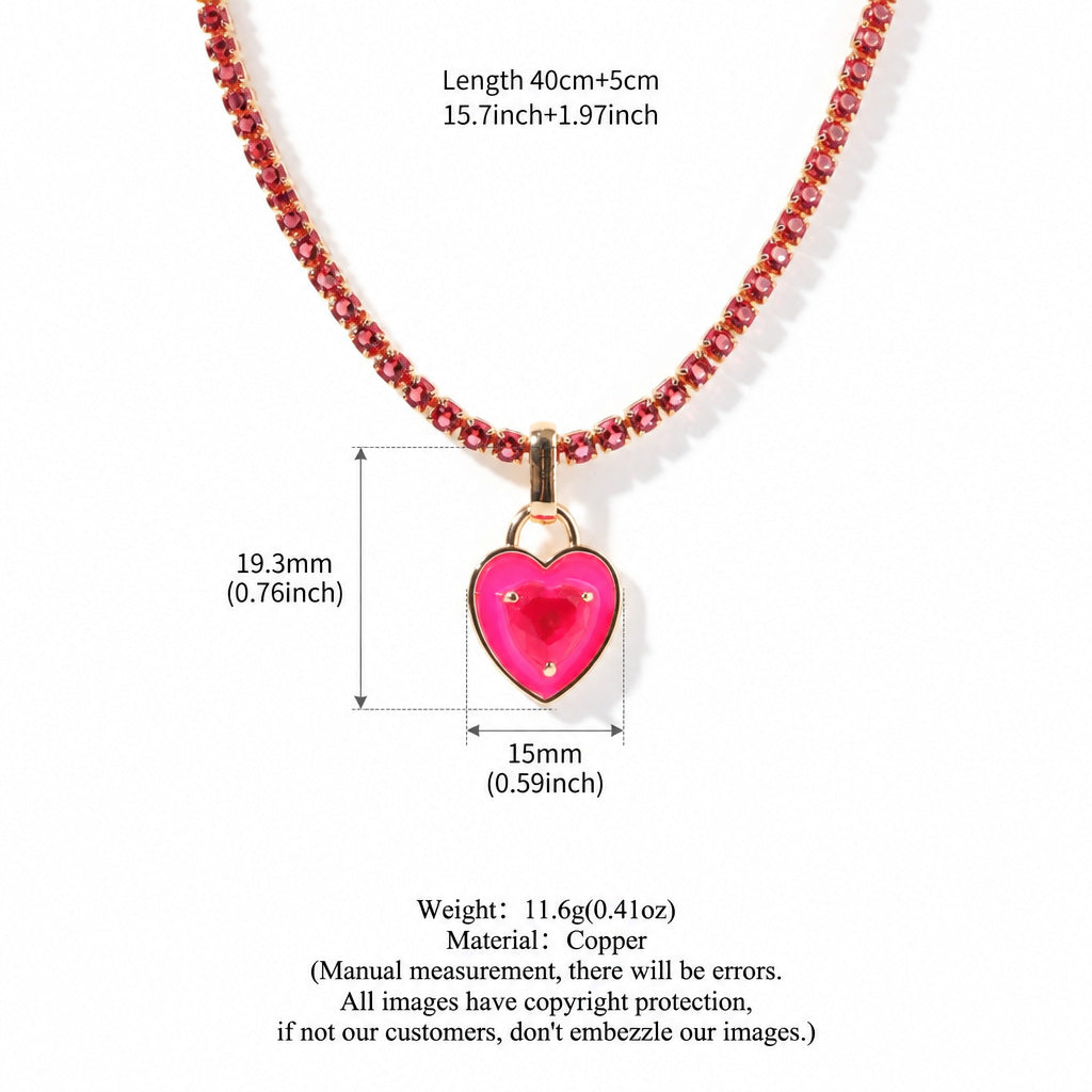 Wholesale Trendy Colorful Emerald Zircon Tennis Choker Necklace Short Copper Chain Women S Chic Fashion Jewelry Boutique Resale Gift
