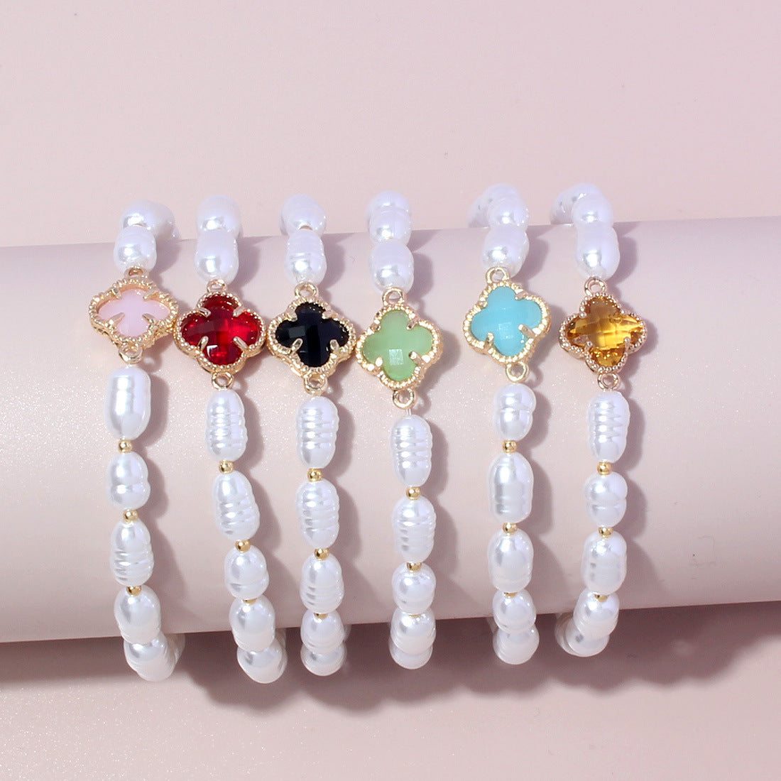 Wholesale personalized vintage fashion pearl street clap bracelet