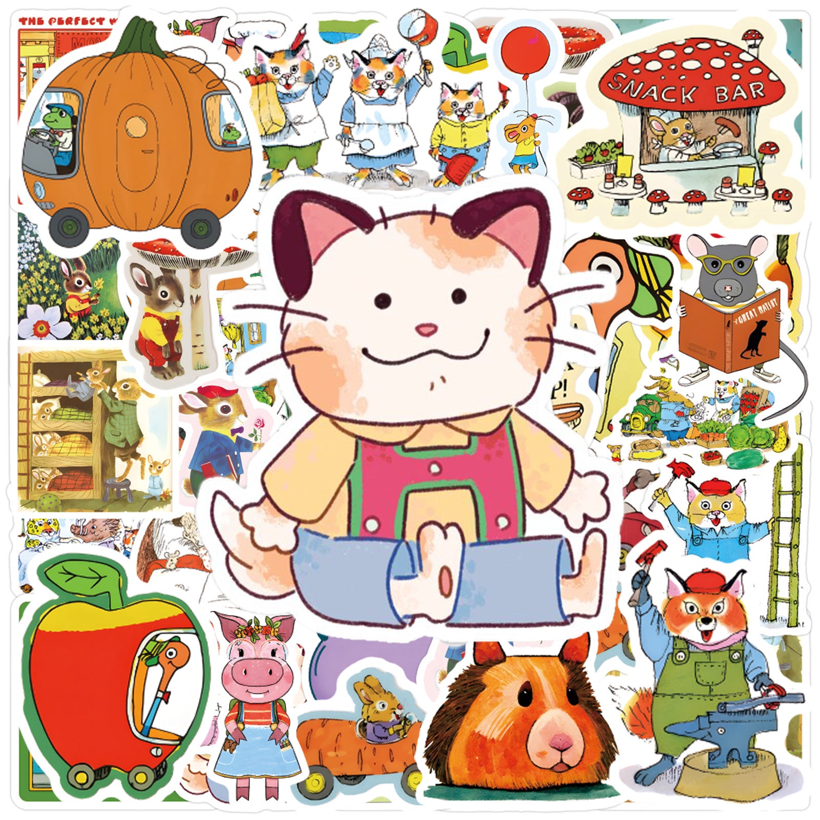 Wholesale 60 Cute ry Waterproof Vinyl Stickers