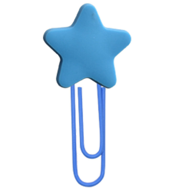 Wholesale Random 50pcs/pack Cloud Star Slippers Paper Clip Bookmark