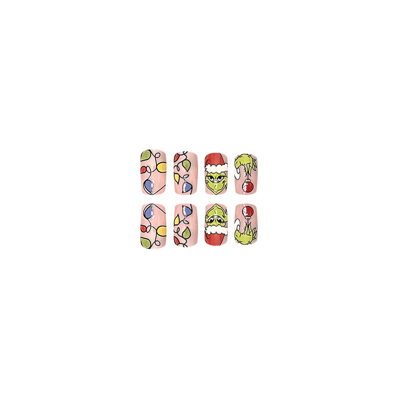 Wholesale Plastic Christmas Square Nail Patches