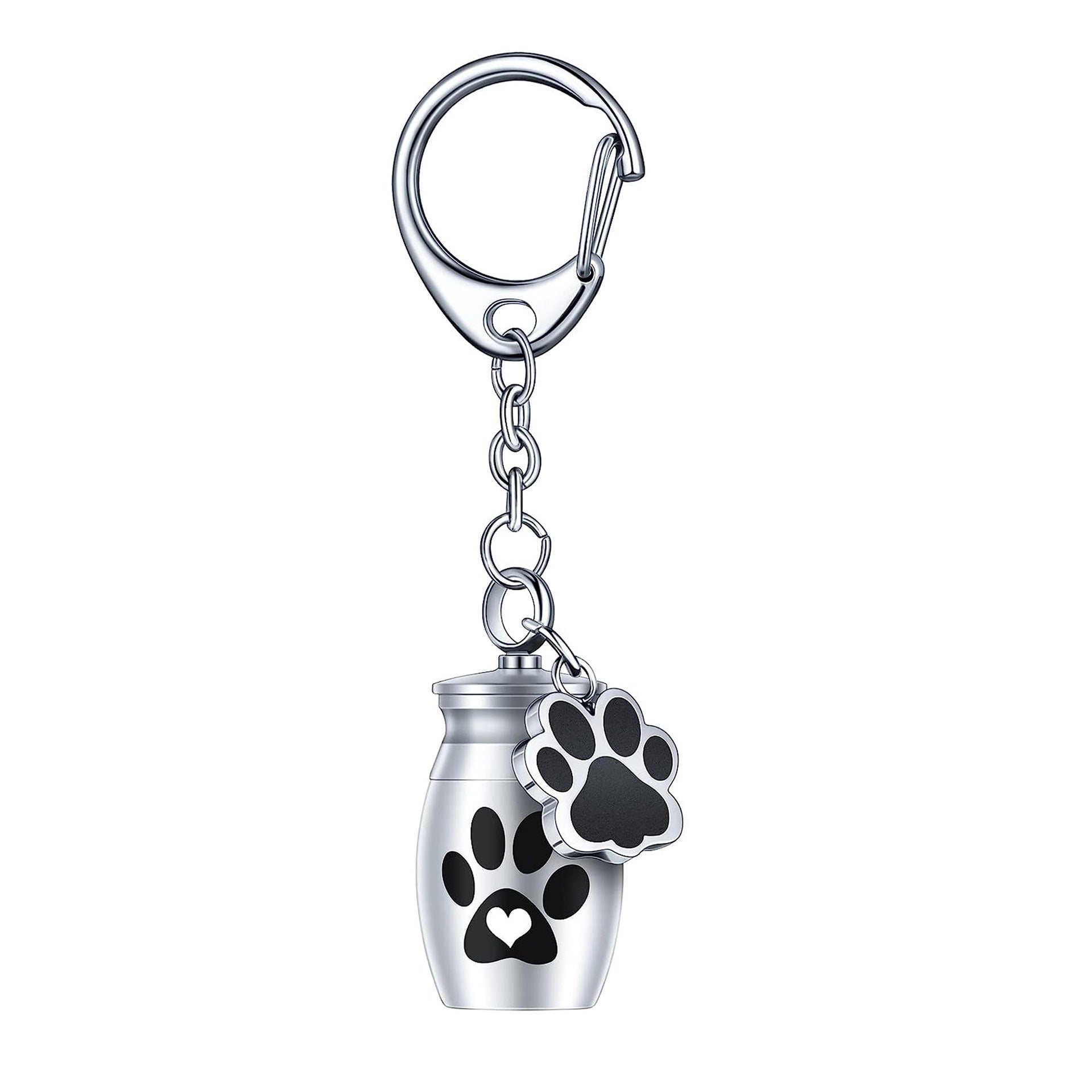 Wholesale Commemorative Pet Ashes Box Zinc Alloy Keychain