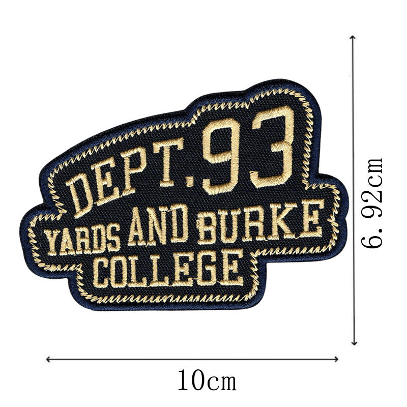 Wholesale Cartoon Embroidered Patches Set Of 9 Sew On Applique Badge For Coats Craft Supply