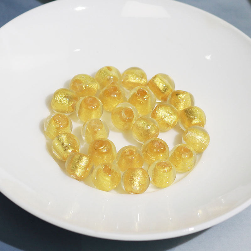 Al por mayor de 100 piezas de oro e incienso de lámina de plata de vidrio de ceniza