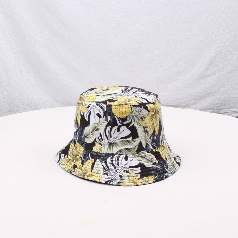Wholesale Polyester Cotton Printed Double Sided Bucket Hat
