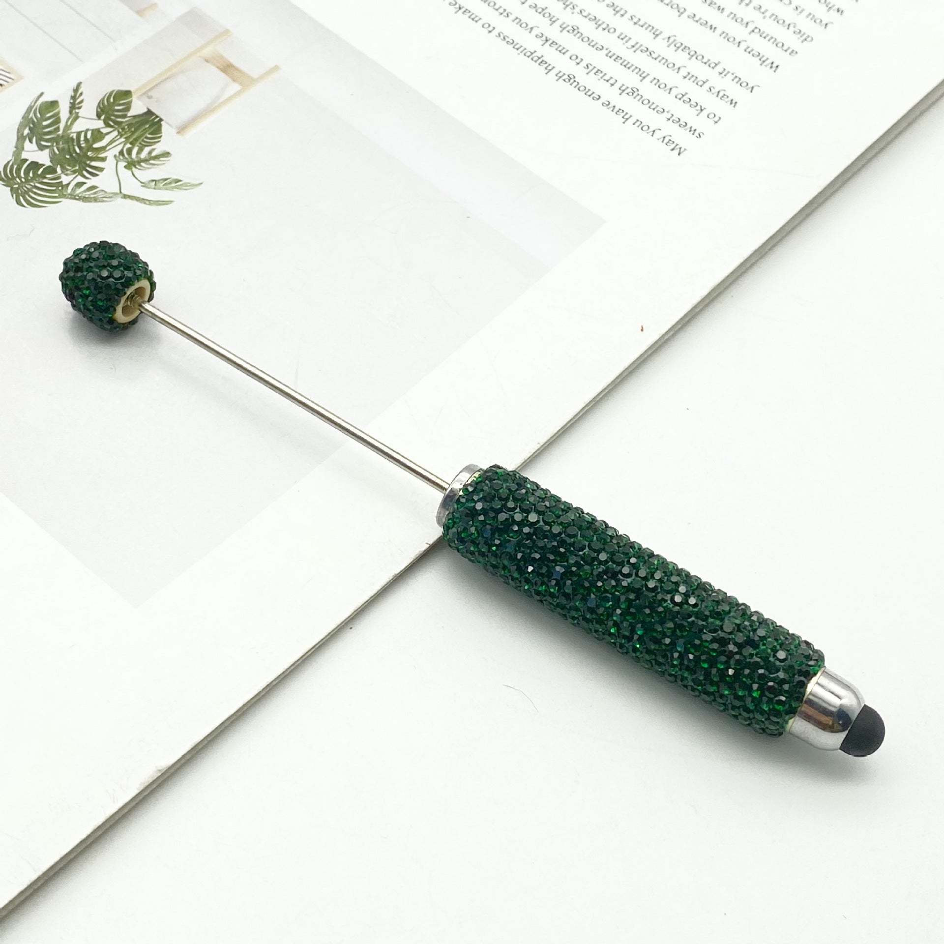 Wholesale DIY Touch Screen Full Diamond Beadable Pen Multifunctional Mobile Phone Capacitance Pen