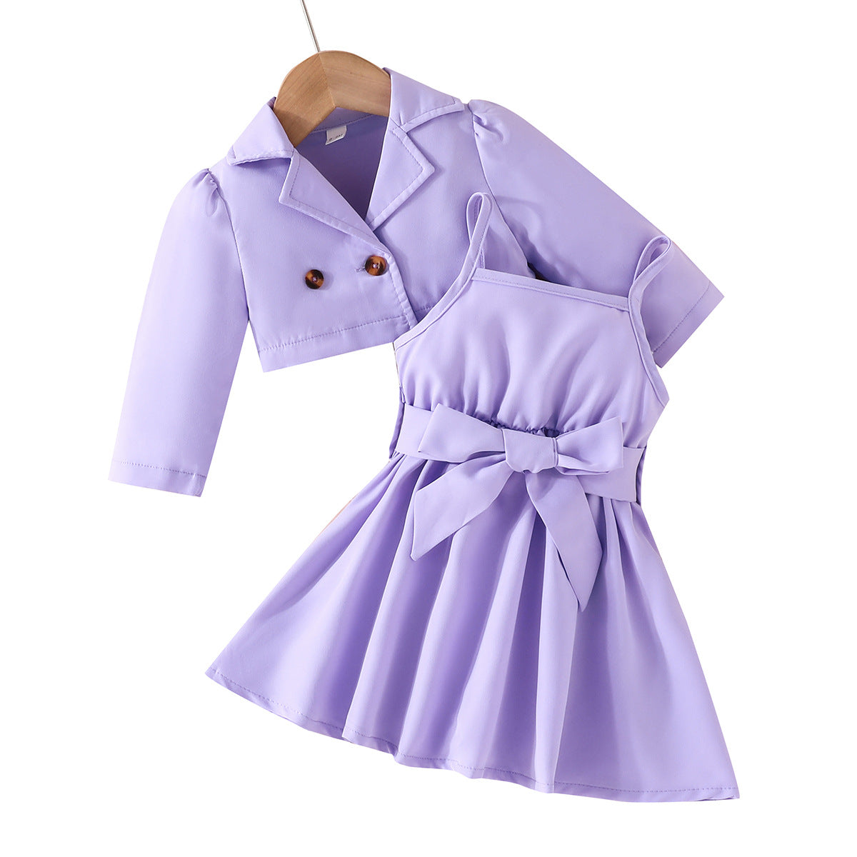 Wholesale Two Piece Spring and Autumn Sweet Polyester Baby Clothes