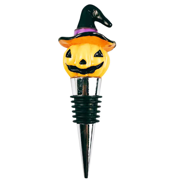 Wholesale Halloween Pumpkin Silicone Wine Stopper