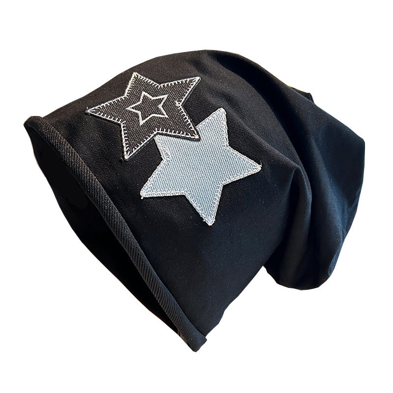 Wholesale American Style Pure Cotton Embroidered Star Pile Hat