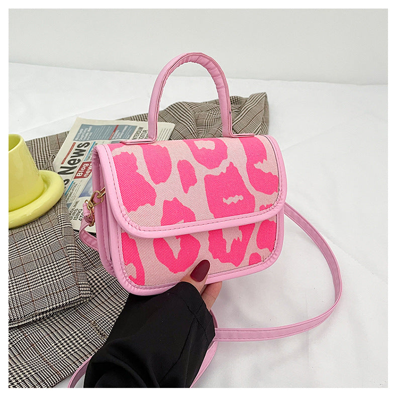 Wholesale Leopard Print PU Shoulder Bag Handbag