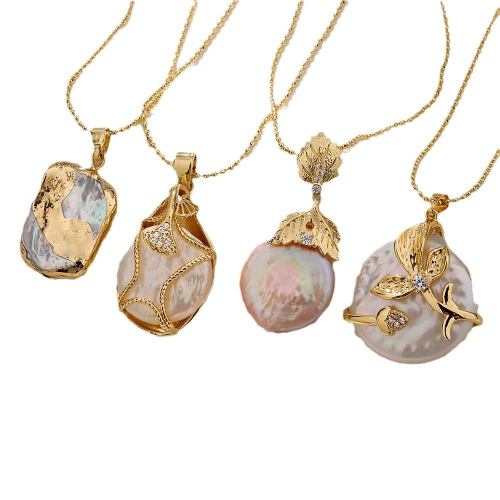 Wholesale Special-shaped Baroque Pearl Necklace