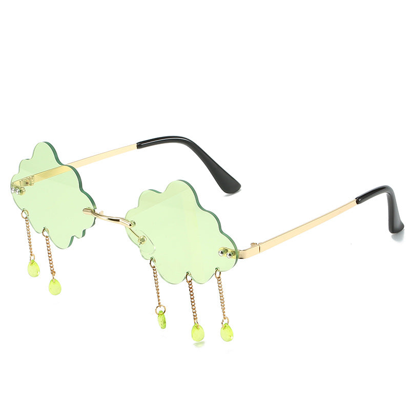 Wholesale Rain Clouds Fashion Exaggerated Glasses