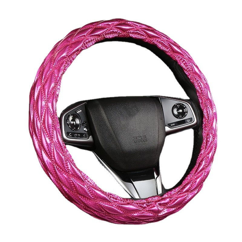 Wholesale Car Interior Supplies Round Steering Wheel Leather Cover