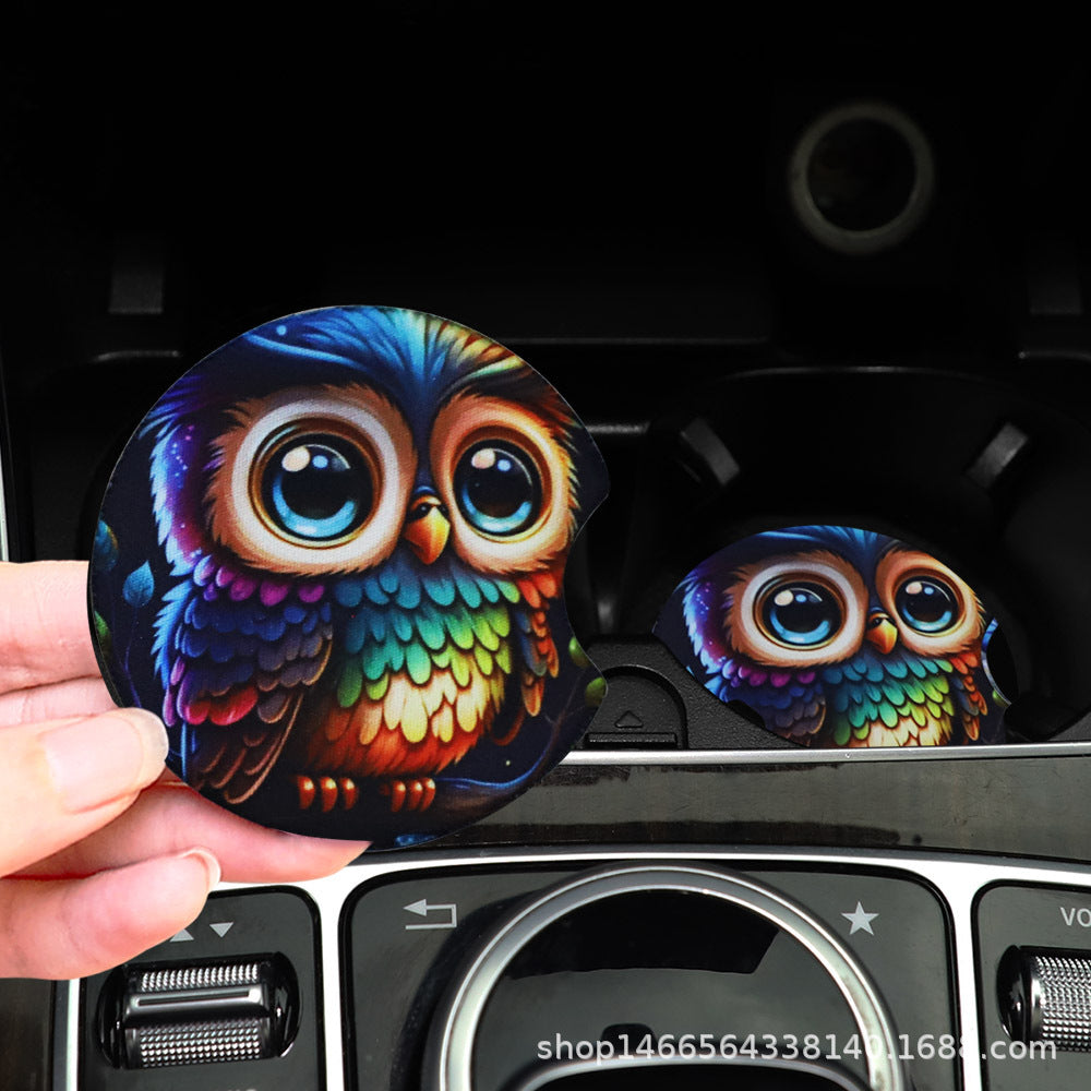 Wholesale 10PCS Butterfly PVC Car Tea Coasters