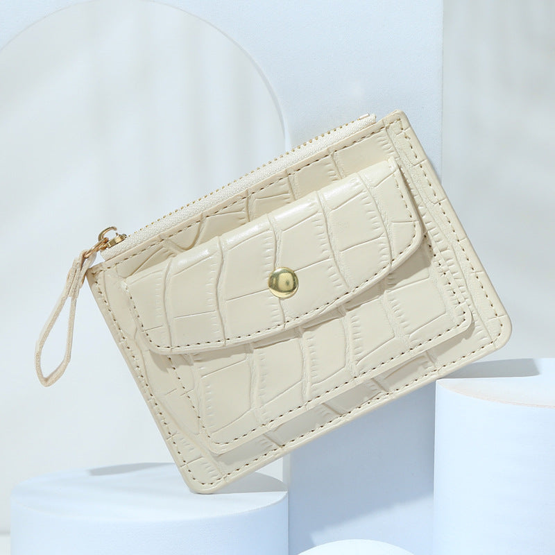 Billetera al por mayor de cartas de patrón de cocodrilo PU