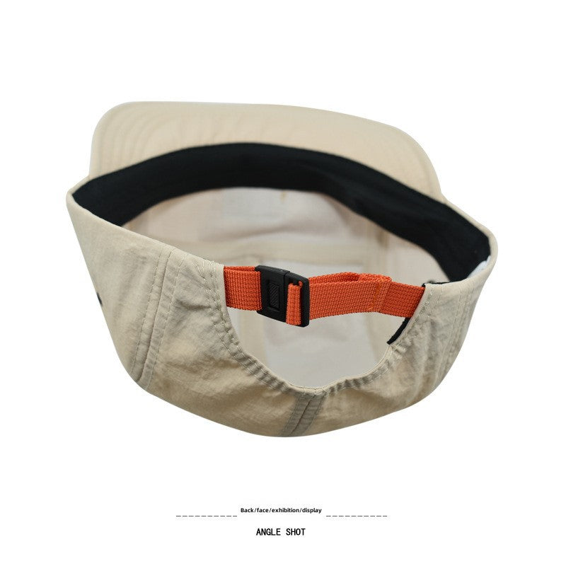 Wholesale Hip-hop style short brim retro sun visor soft top baseball hat