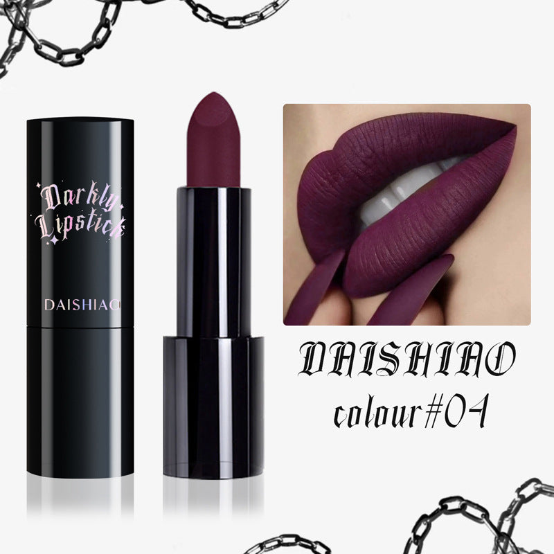 Wholesale Wholesale Halloween Waterproof Long Lasting Matte Black Lipstick