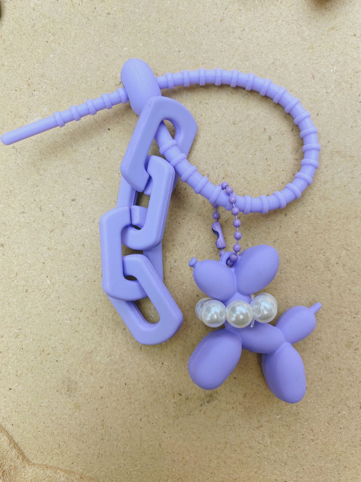 Wholesale Black Bracelet Love Pendant Leather Keychain