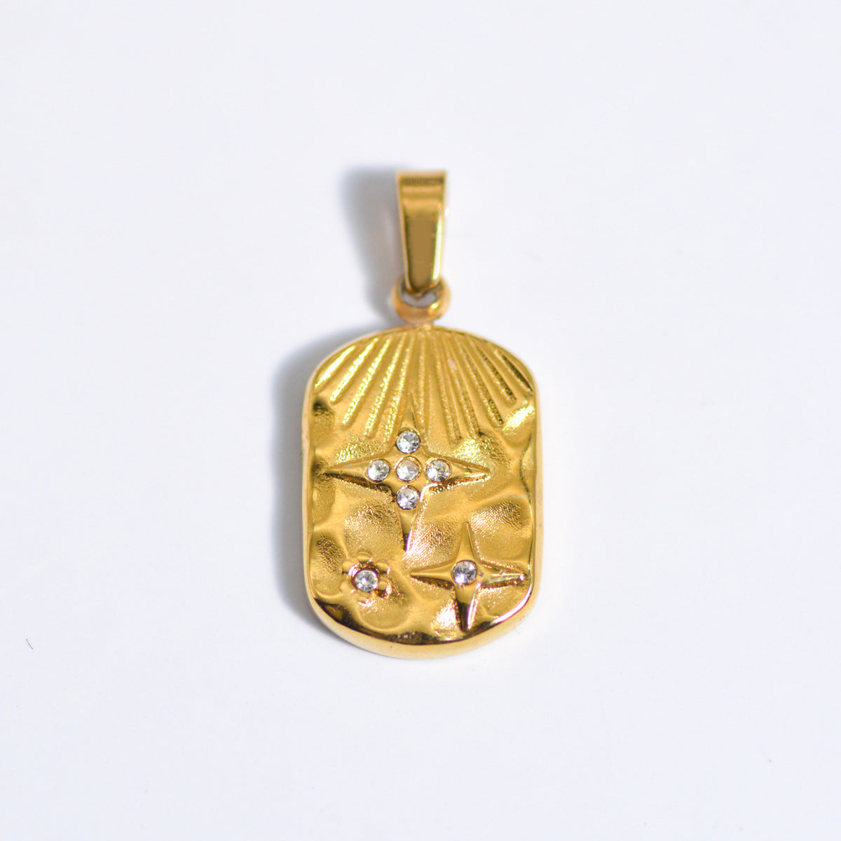 Wholesale Stainless Steel Natural Stone Oil Drop Necklace Jewelry