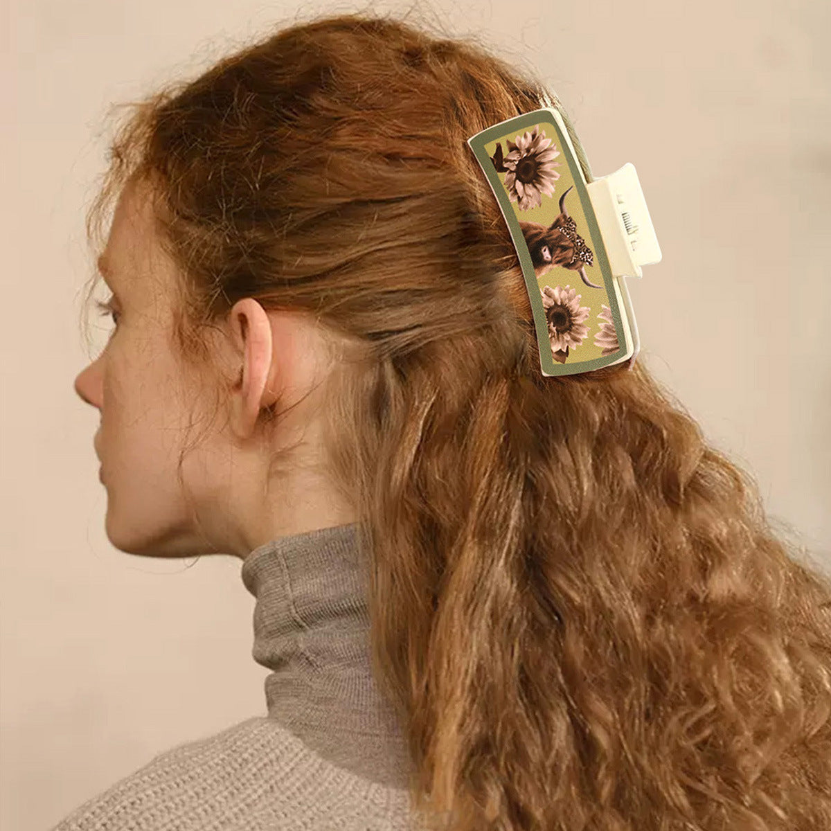 Wholesale Western Denim wind grip square clip