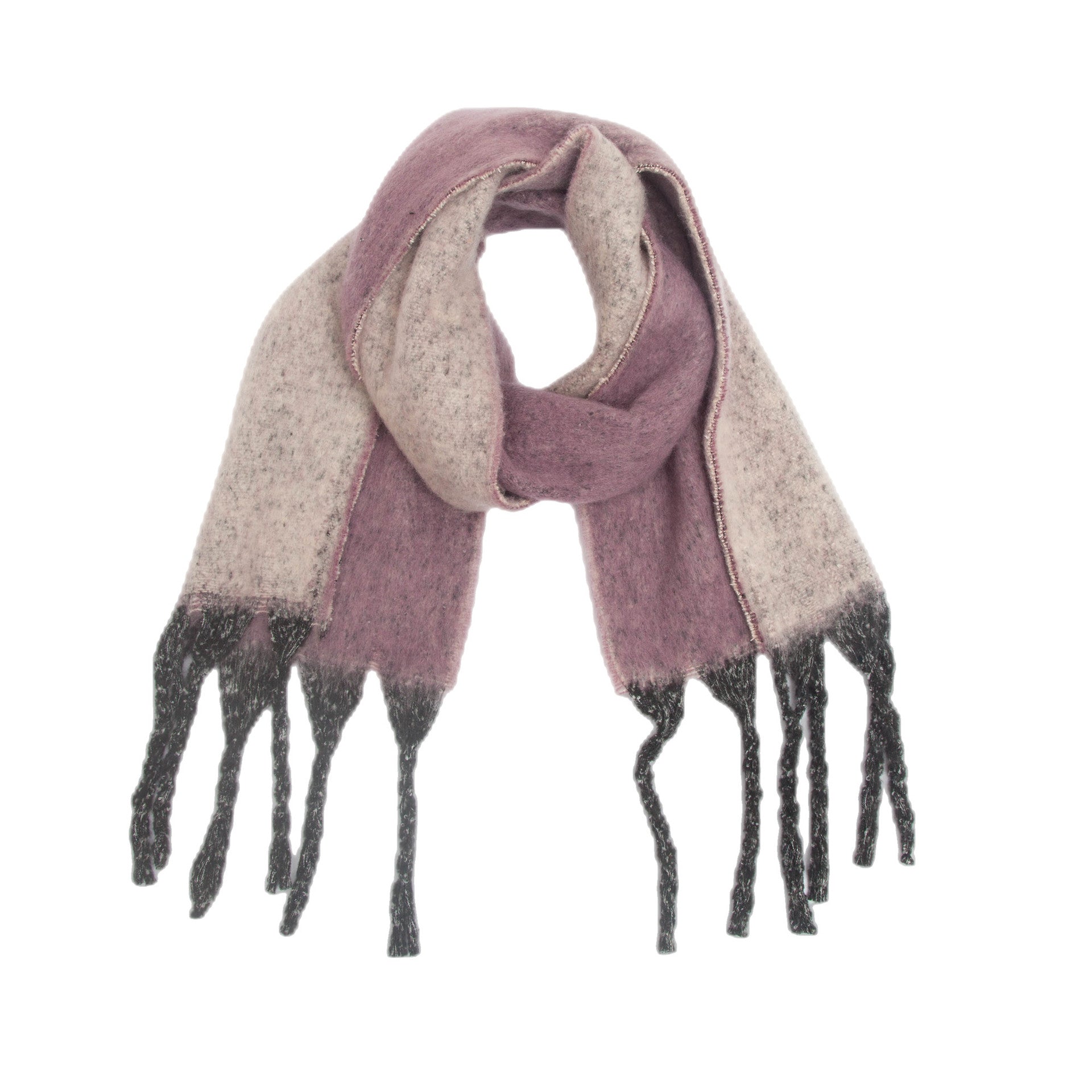 Wholesale Winter Thickened Tassel Gradient Scarf