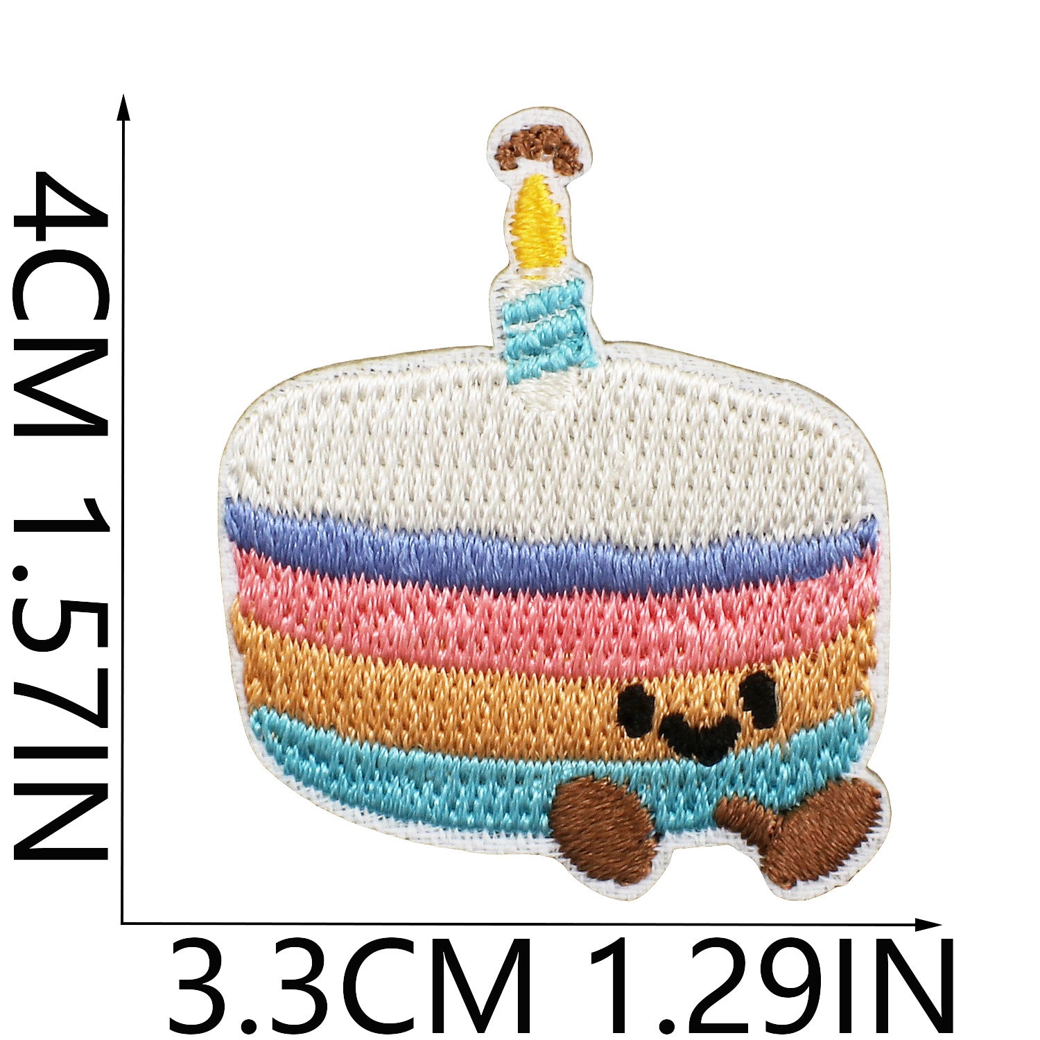 Wholesale Cute Dessert Embroider Cloth Stickers Star Biscuit Stickers Clothes Decoration