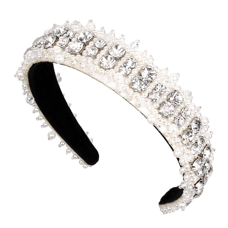 Wholesale Fashionable Diamond and Pearl Hairbands