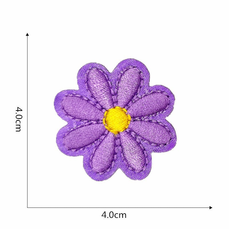 Wholesale Cute bee and sunflower embroidery DIY Patches