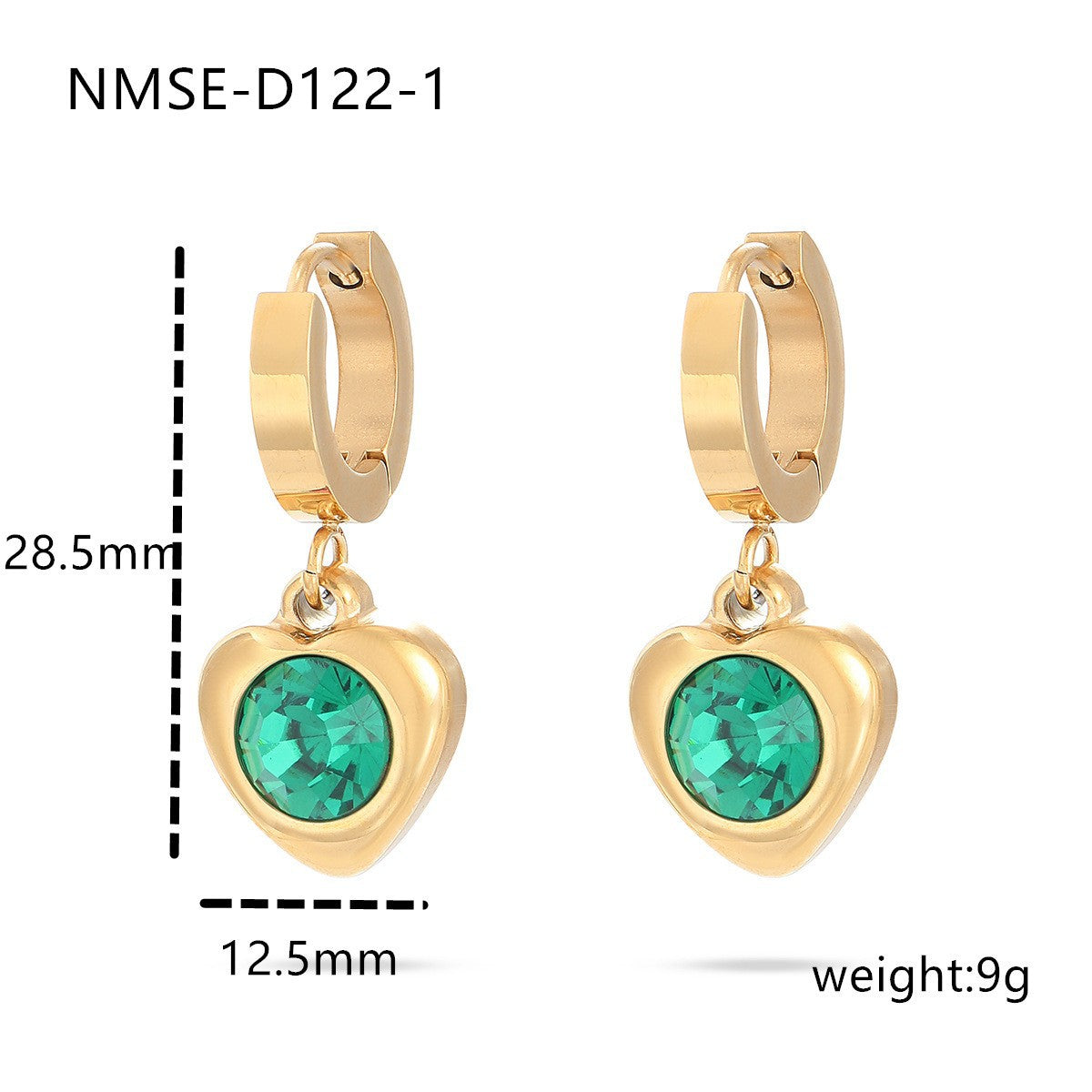 Wholesale Valentine' s Day  Heart Stainless Steel Rings Necklace Ring Necklace Jewelry Set