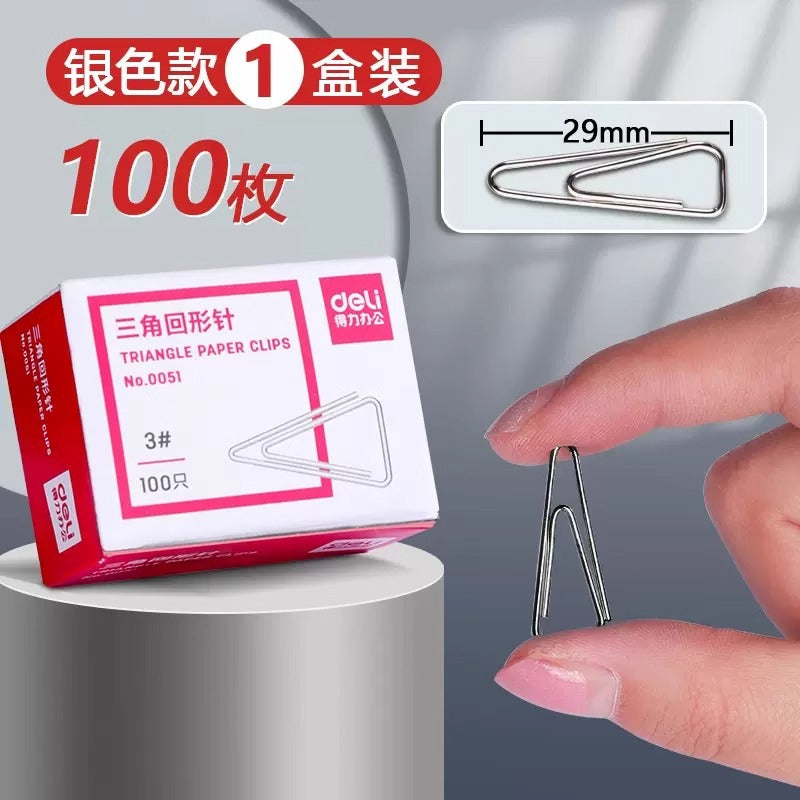 Wholesale paper clip silver metal paper clip steel core paper clip