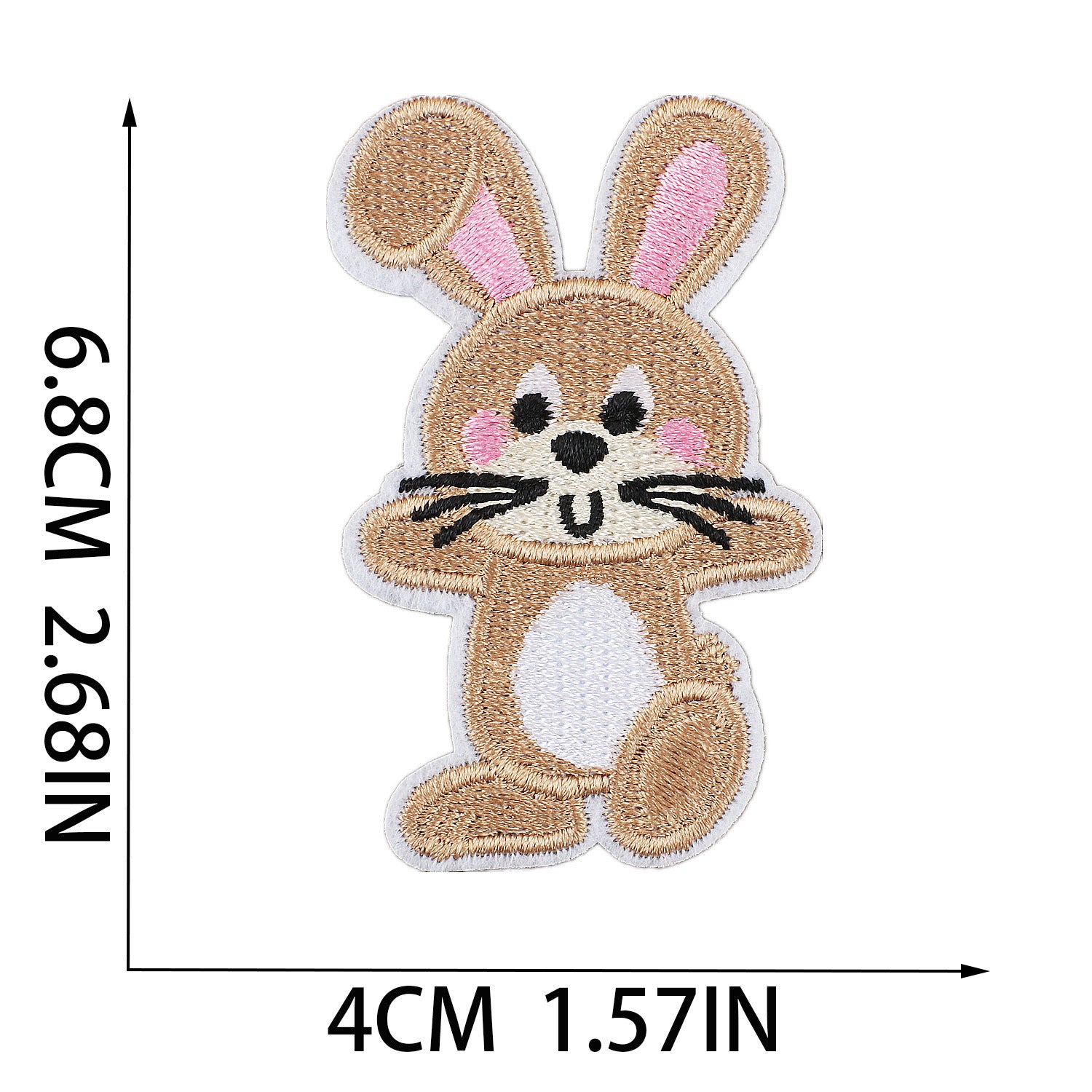 Wholesale Easter Rabbit Easter Egg Carrot Embroidery DIY Patches