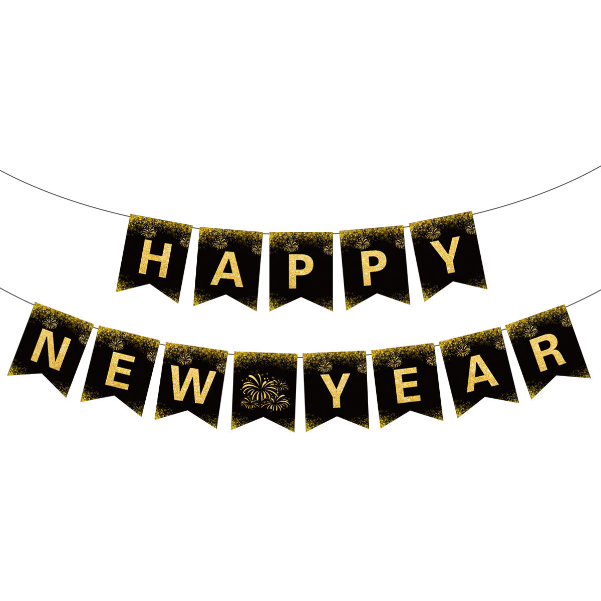 Wholesale 2024 Paper New Year Happy Banner