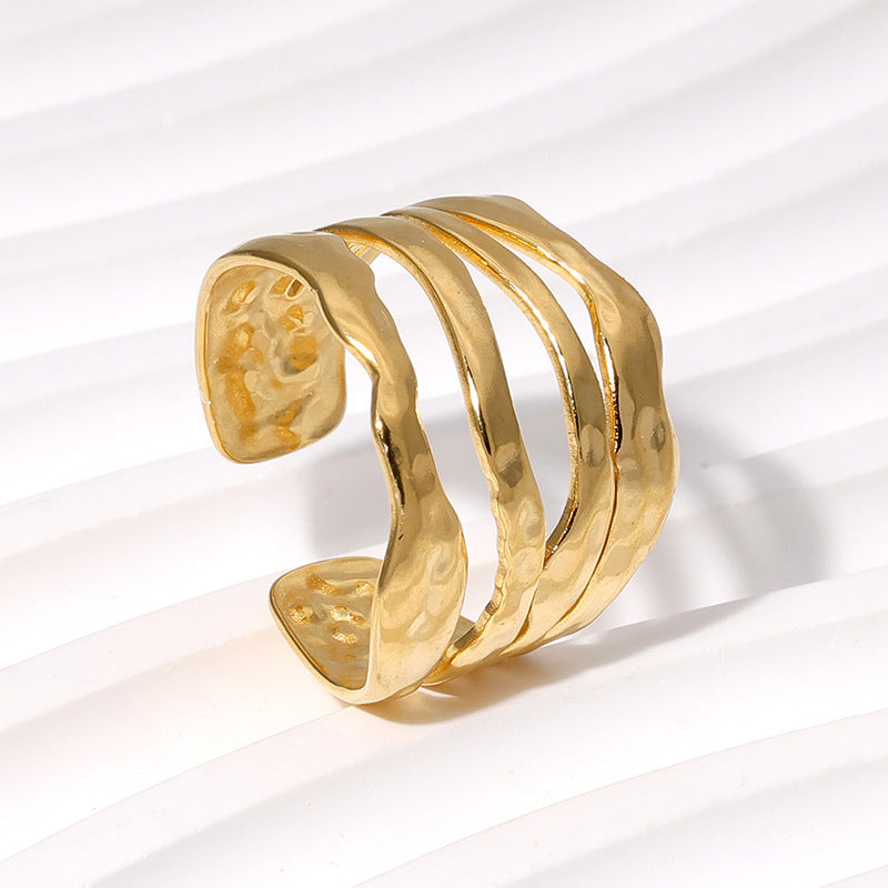Wholesale Open-Style Stainless Steel Ring — Minimalist &  Understated Design ( Non-Fading)