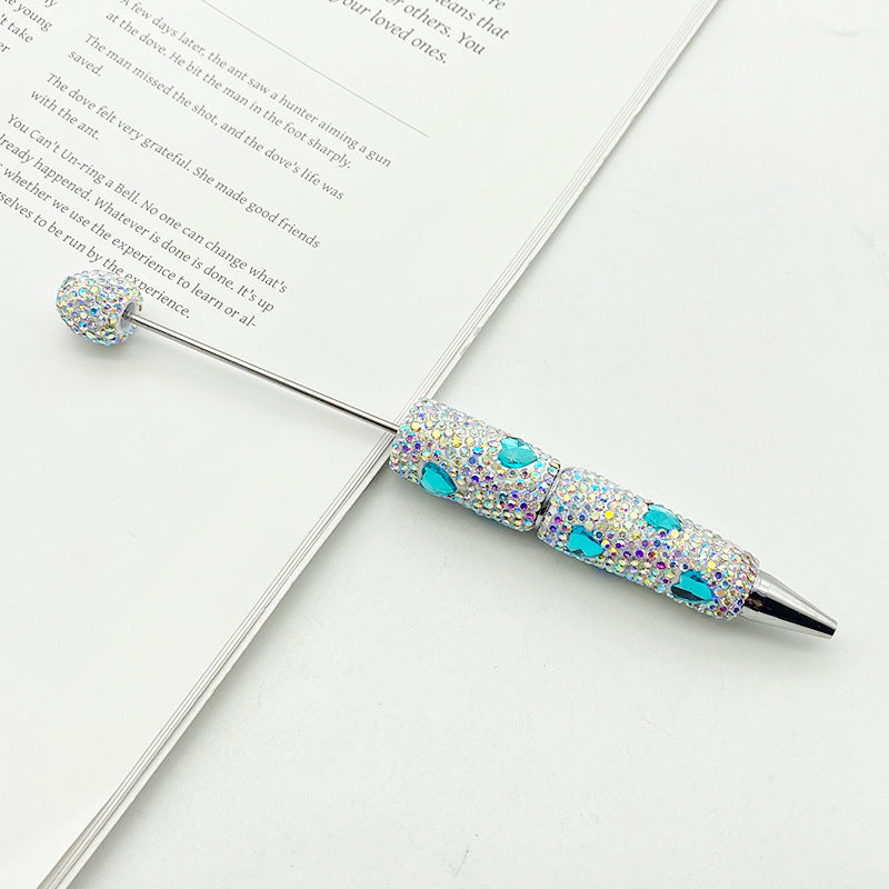 Wholesale DIY love heart full diamond bead pen