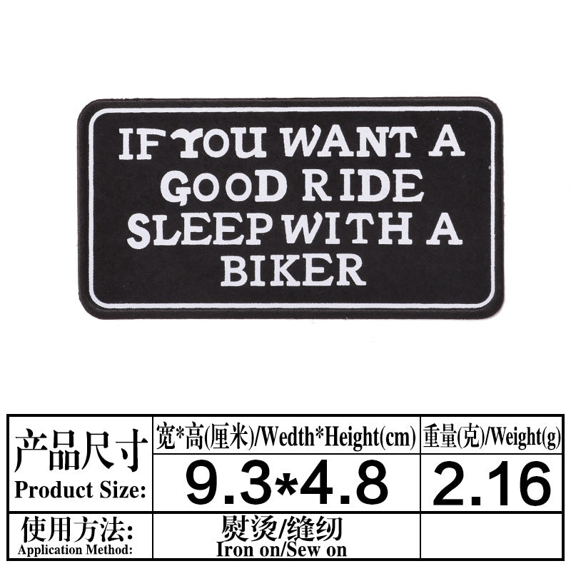 Wholesale Twill Fabric Patches 22 Styles Black White Alphabet Print Decorative Applique For Clothing Bags Hats Towels Resale