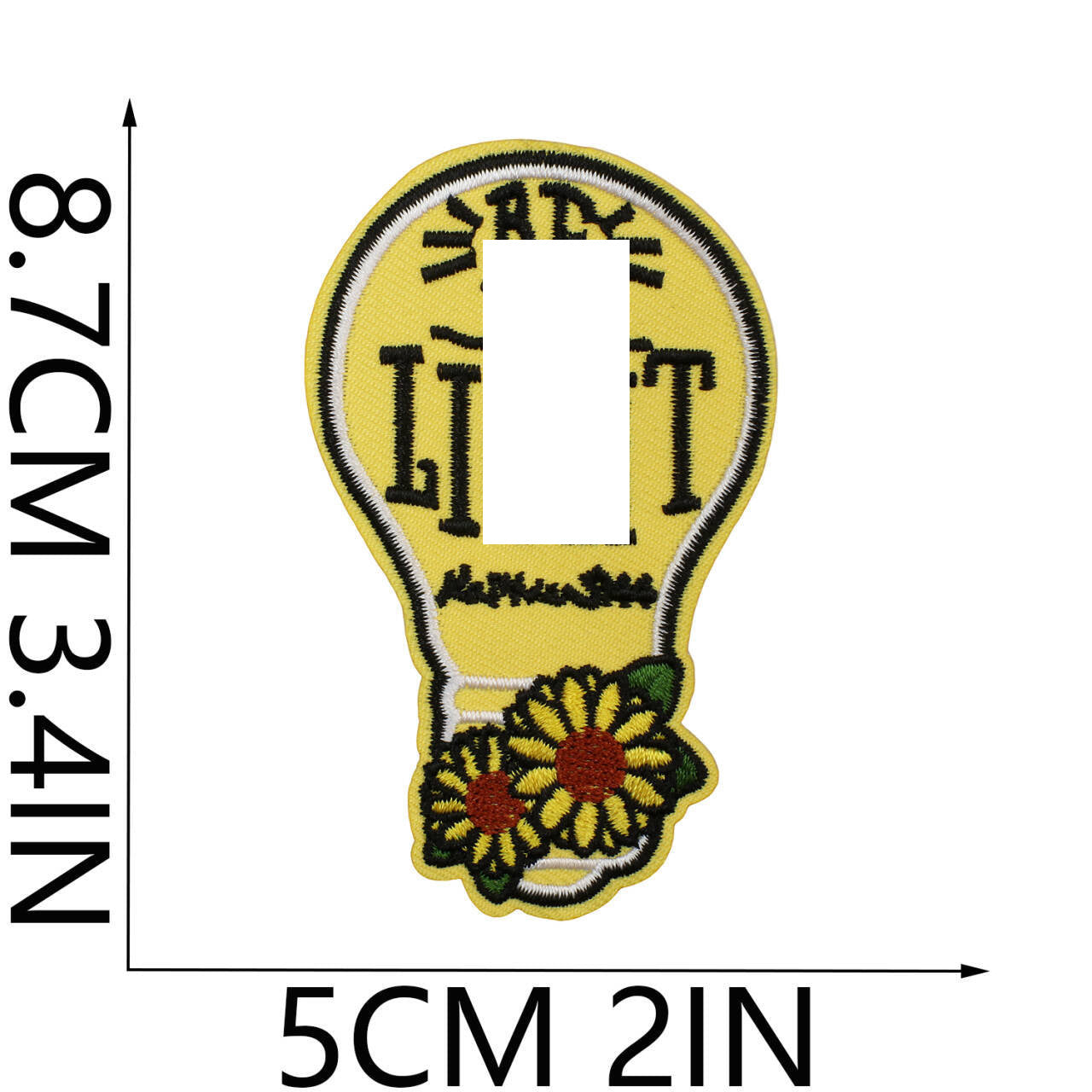 Wholesale God' s Will Embroidered Cloth Patch Bag Decoration Holy Gold  DIY Patches