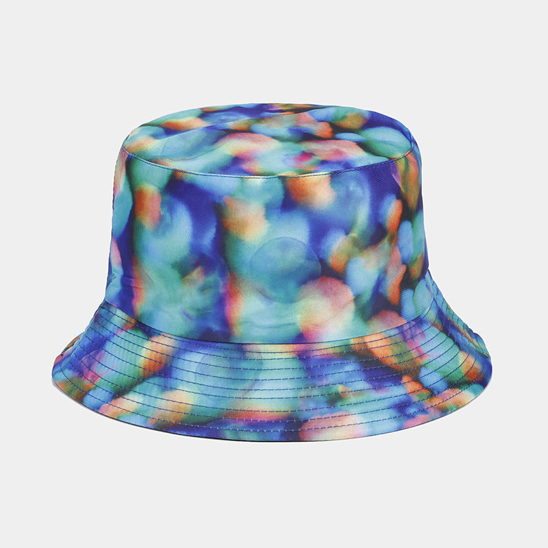 Sombrero de cubo reversible de patrón floral de algodón de algodón al por mayor