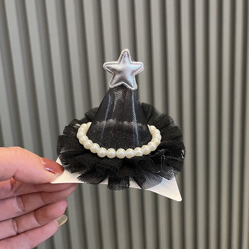 Wholesale Birthday Hat Hairpin Pearl  Hairpin  Dollhouse Accessories