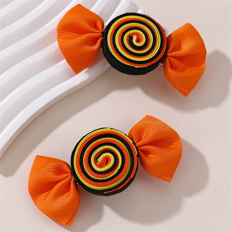 Wholesale Candy Flower Headwear Duckbill Clip Back of Head Bow