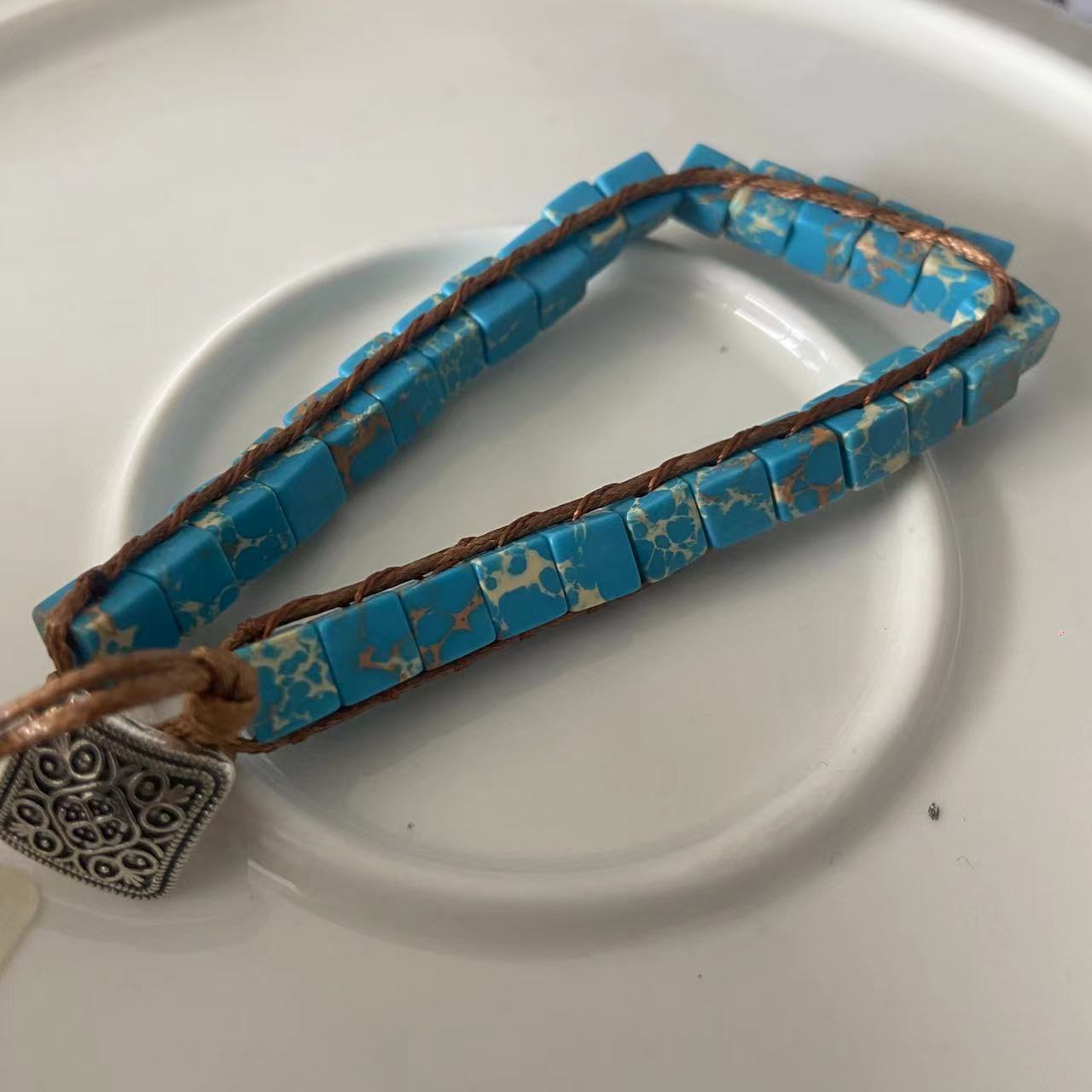 Wholesale Hand-woven Leather European and American Bohemian Creative Bracelet