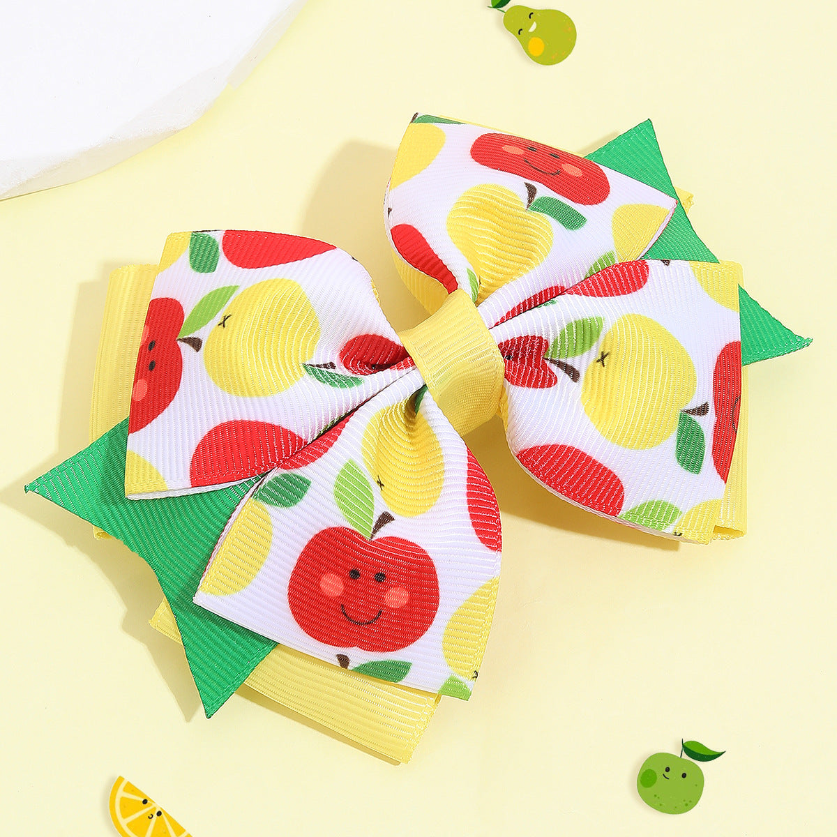 Wholesale Fabric Fruit Children's Hair Clips