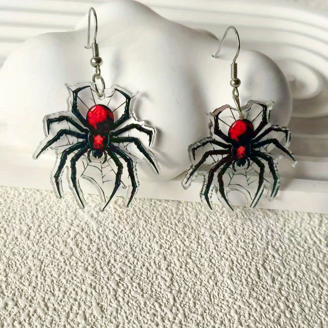 Wholesale Stylish Acrylic  Earrings 2D Flat Elegant Daily  Party Jewelry Accessory For Resale