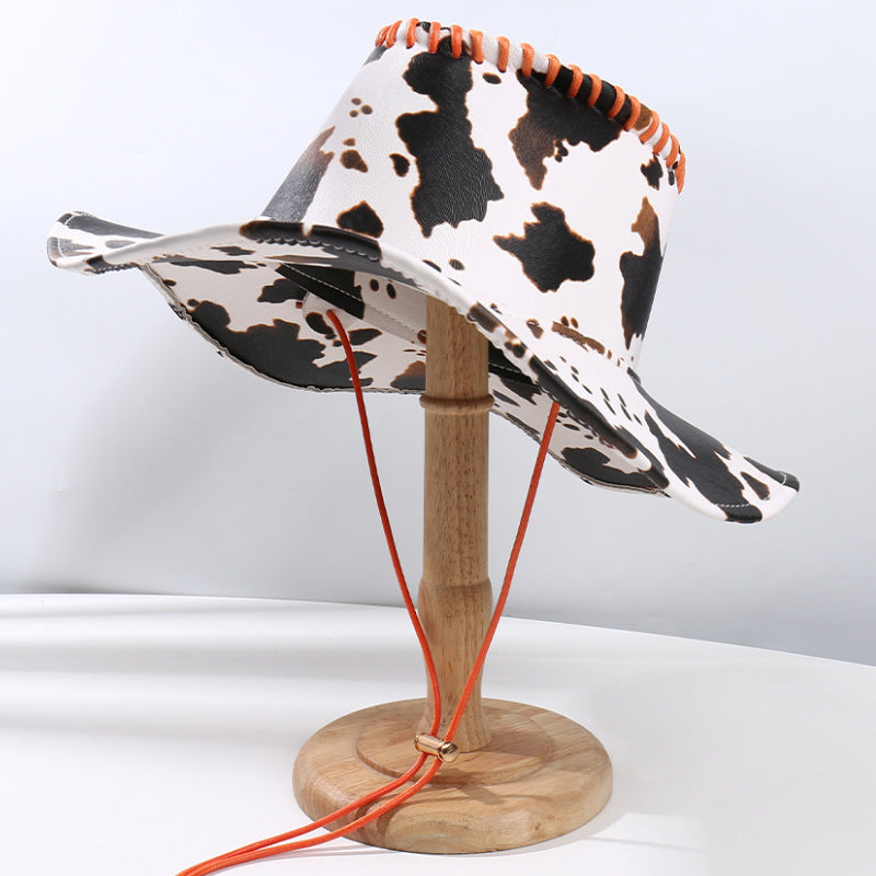 Wholesale Leather Cow Cowboy Hat