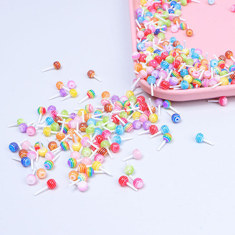 Wholesale Handmade DIY plush twisted stick accessories material doll black eyes nose Christmas hat scarf Accessories