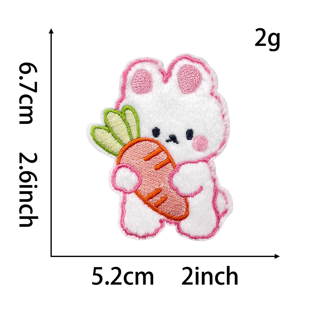 Wholesale Stylish Panda Embroidered Patch Self Adhesive Applique For Coats Trendy Fashion Accessory Boutique Gift For DIY Crafting