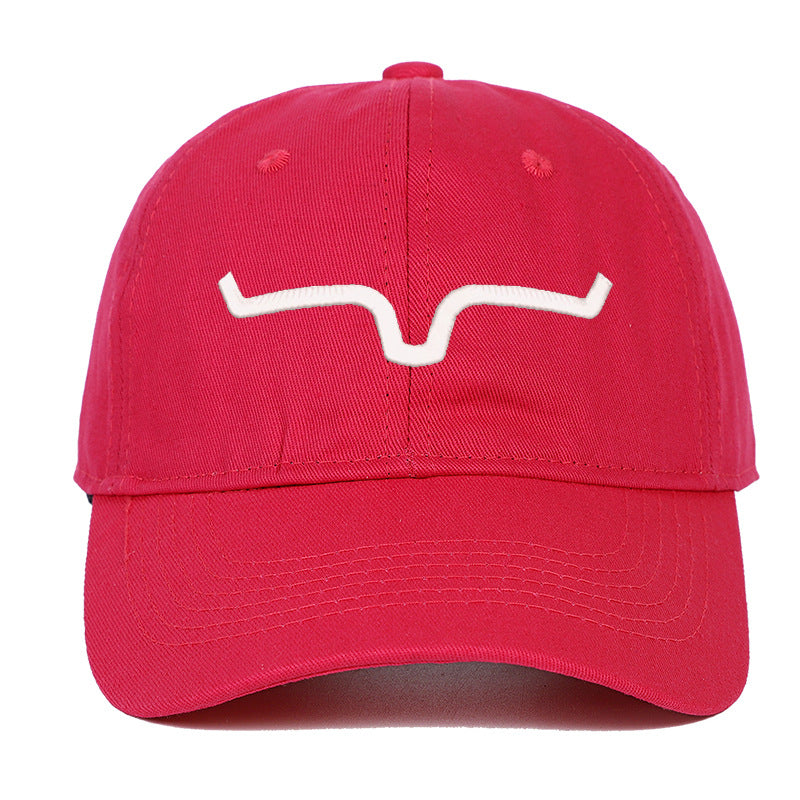 Wholesale Washed Cotton Embroidered Distressed Soft Top Baseball Cap