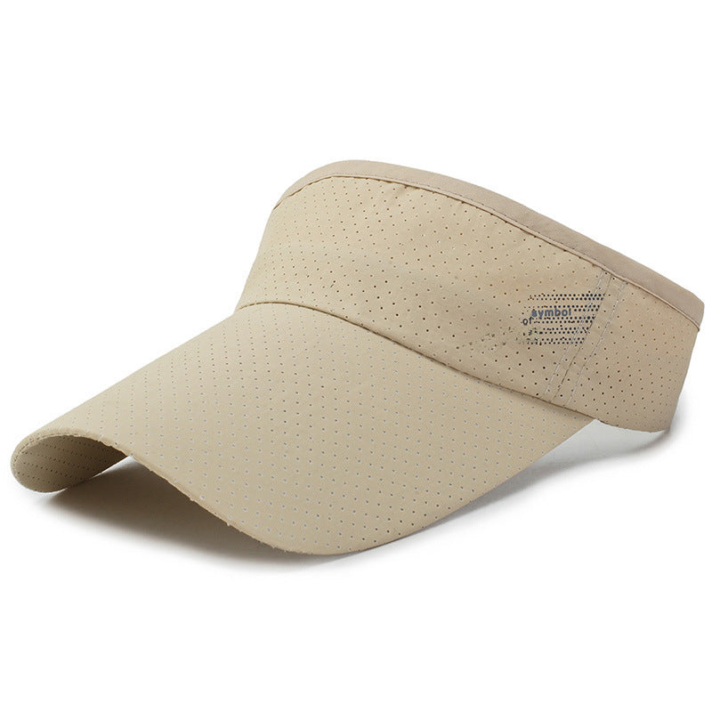 Wholesale Sun hat with hollow top, quick-drying hat, breathable mesh hat